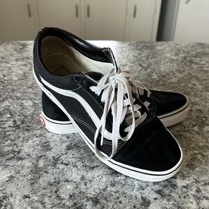 Vans Black and White Women's Sneakers